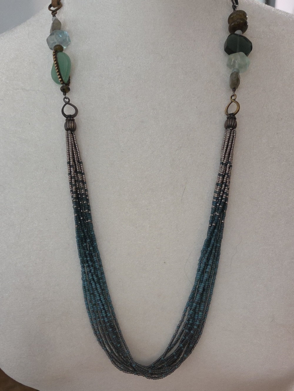 Silpada-Multi-Strand Beaded Necklace